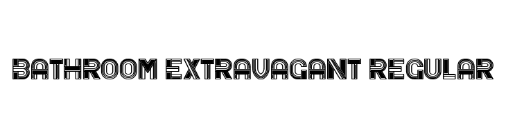 Bathroom Extravagant Regular फ़ॉन्ट