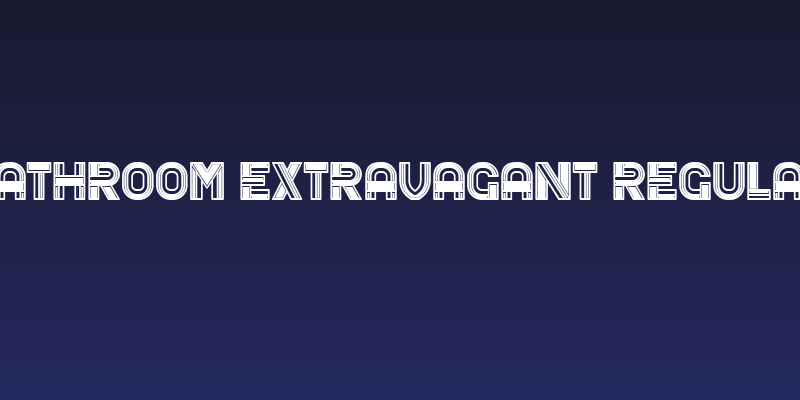 Bathroom Extravagant Regular Social Header