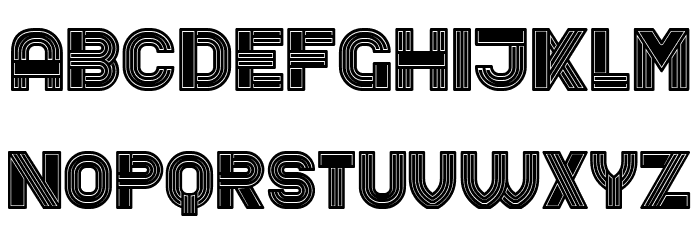 Bathroom Filled Regular Font Alte caractere