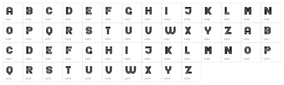 Bathroom Filled Regular Character Map