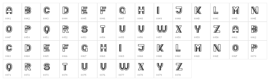 Bathroom Grandiose Light Regular Character Map