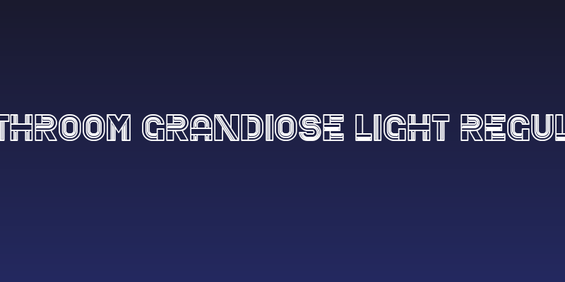 Bathroom Grandiose Light Regular Social Header