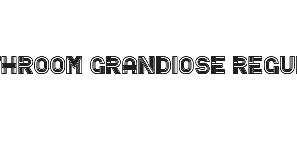 Bathroom Grandiose Regular Logo