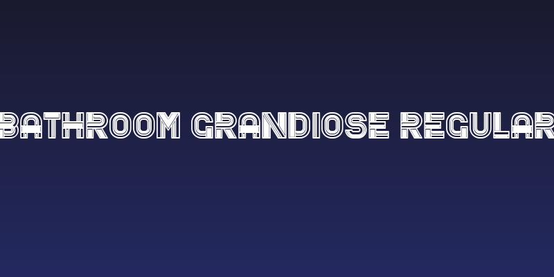 Bathroom Grandiose Regular Social Header