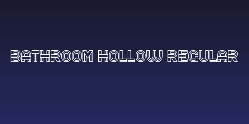 Bathroom Hollow Regular Social Header