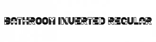 Bathroom Inverted Regular  Descarca Fonturi Gratis
