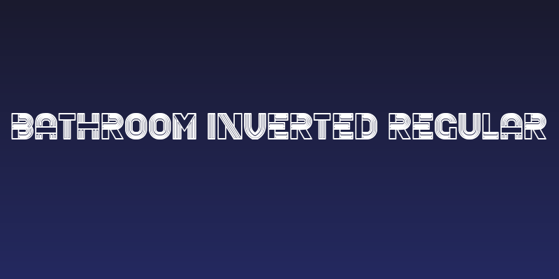 Bathroom Inverted Regular Social Header
