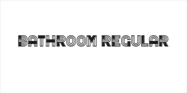 Bathroom Regular Logo