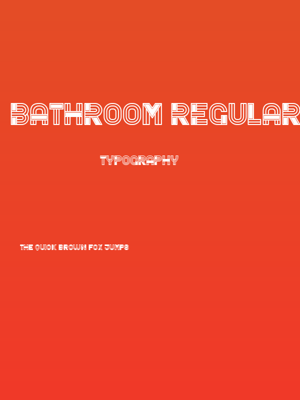 Bathroom Regular Poster