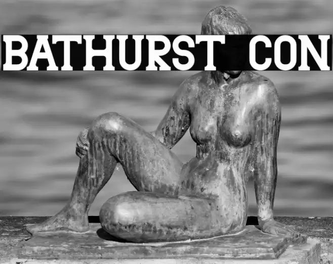 Bathurst con Font examples