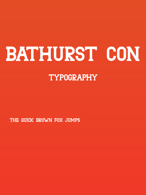 Bathurst con Poster