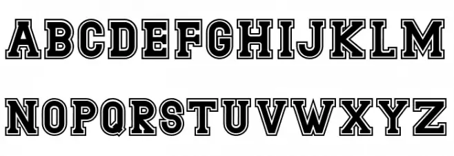 Bathurst Schriftart Groß