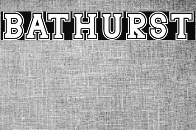 Bathurst Font examples