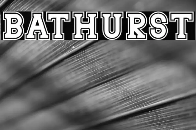 Bathurst Font examples
