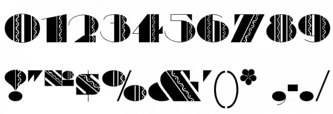 Batik Deco Font OTHER CHARS