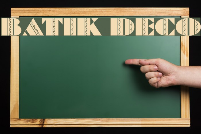 Batik Deco Example 1