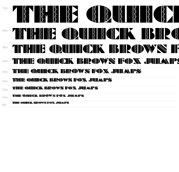 Batik Deco Waterfall