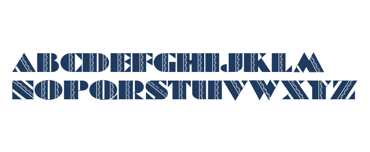 Batik Deco Lowercase