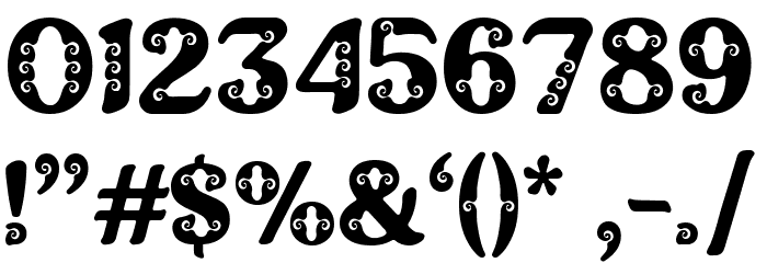 Batik Ganasan Font OTHER CHARS