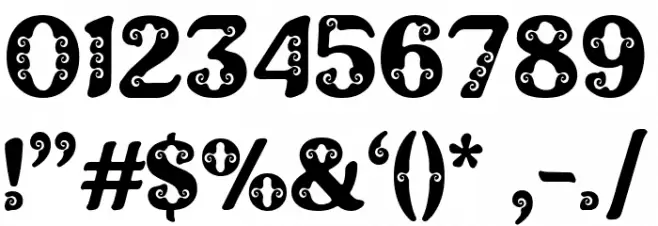 Batik Ganasan Font Alte caractere