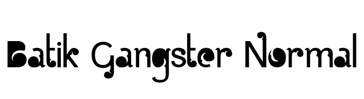 Batik Gangster Normal 