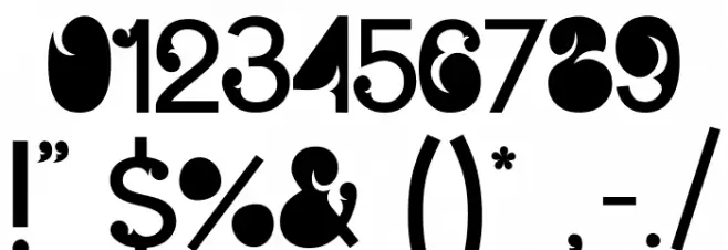 Batik Gangster Normal Font OTHER CHARS