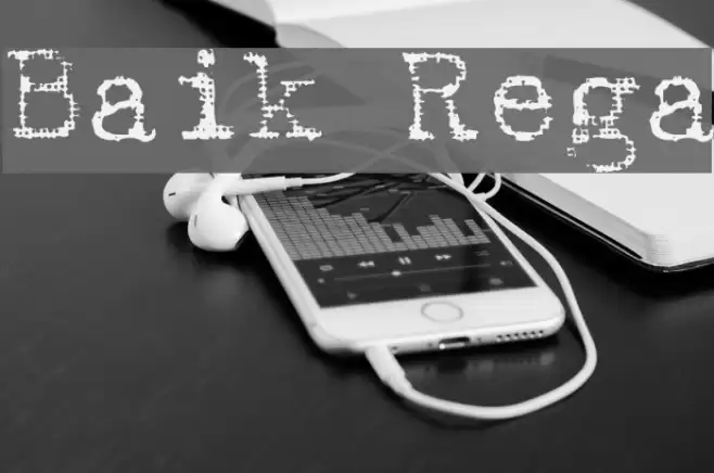 Batik Regular Font examples