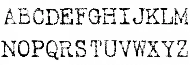 Batik Font UPPERCASE