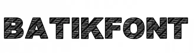 BatikFont1  免费字体下载