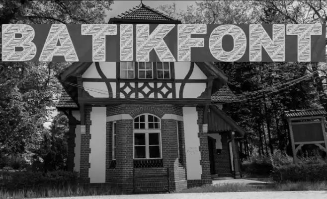 BatikFont1 Font examples