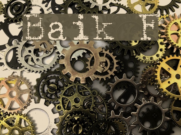 Batik Font examples