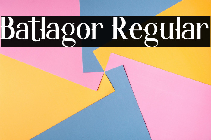 Batlagor Regular Example 3