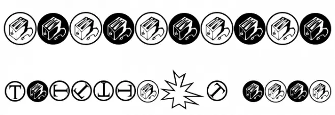 Batman Beat the hell Outta Me Font OTHER CHARS