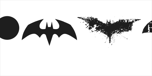 Batman Evolution Logo Font Logo