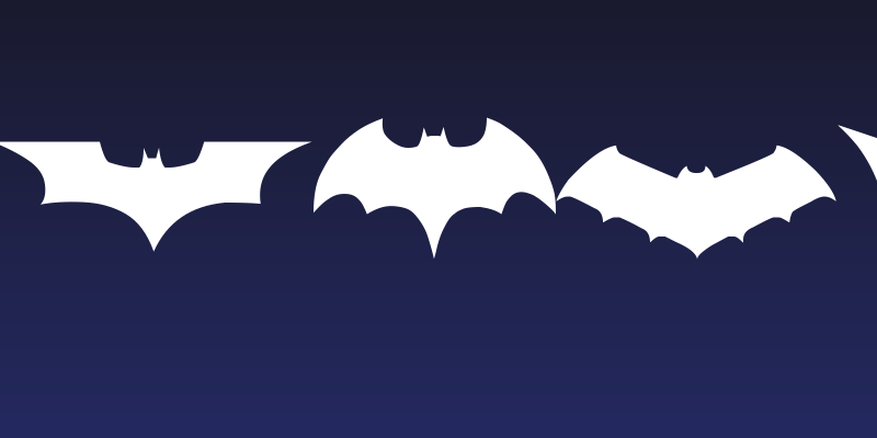 Batman Evolution Logo Font Social Header