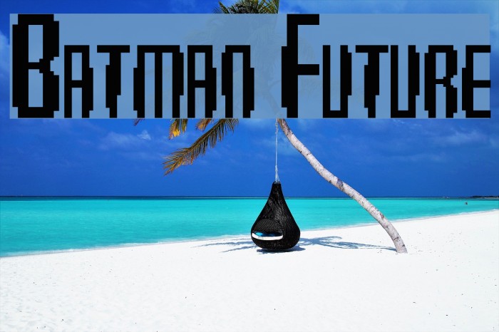 Batman Future Font examples