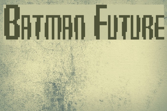 Batman Future Font examples