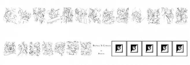 Batman and Company Font LOWERCASE
