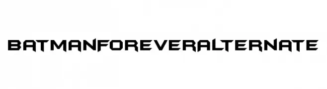BatmanForeverAlternate  Frei Schriftart Herunterladen
