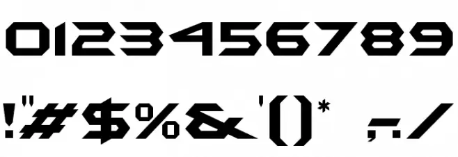 BatmanForeverAlternate Font OTHER CHARS