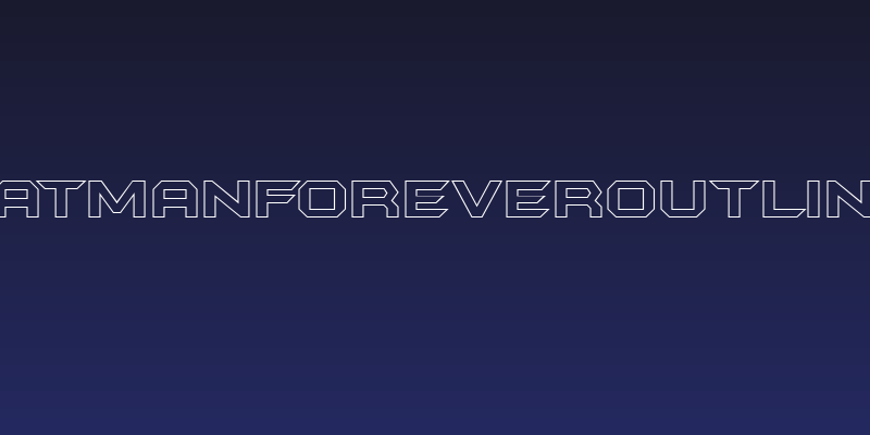 BatmanForeverOutline Social Header