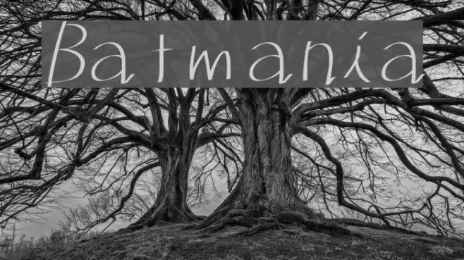 Batmania Font examples