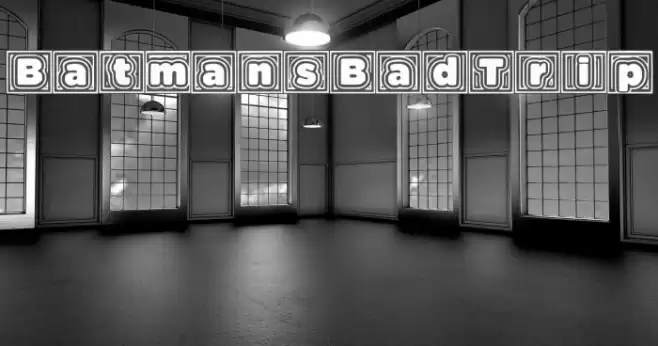 BatmansBadTrip Font examples