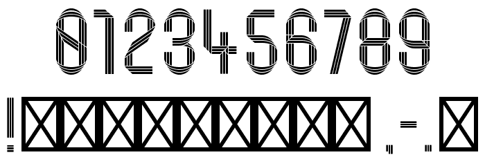 Baton Decorative Font OTHER CHARS