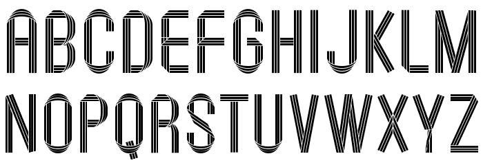 Baton Decorative Font LOWERCASE