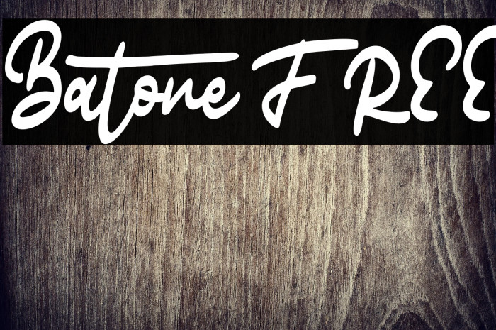 Batone FREE Example 1