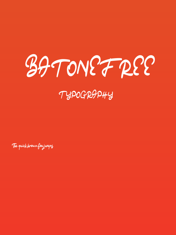 Batone FREE Poster