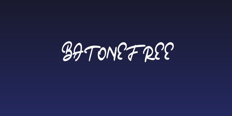 Batone FREE Social Header