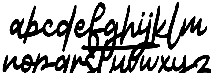 Batone FREE Font LOWERCASE