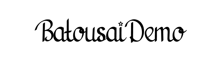 Batousai Demo  Free Fonts Download